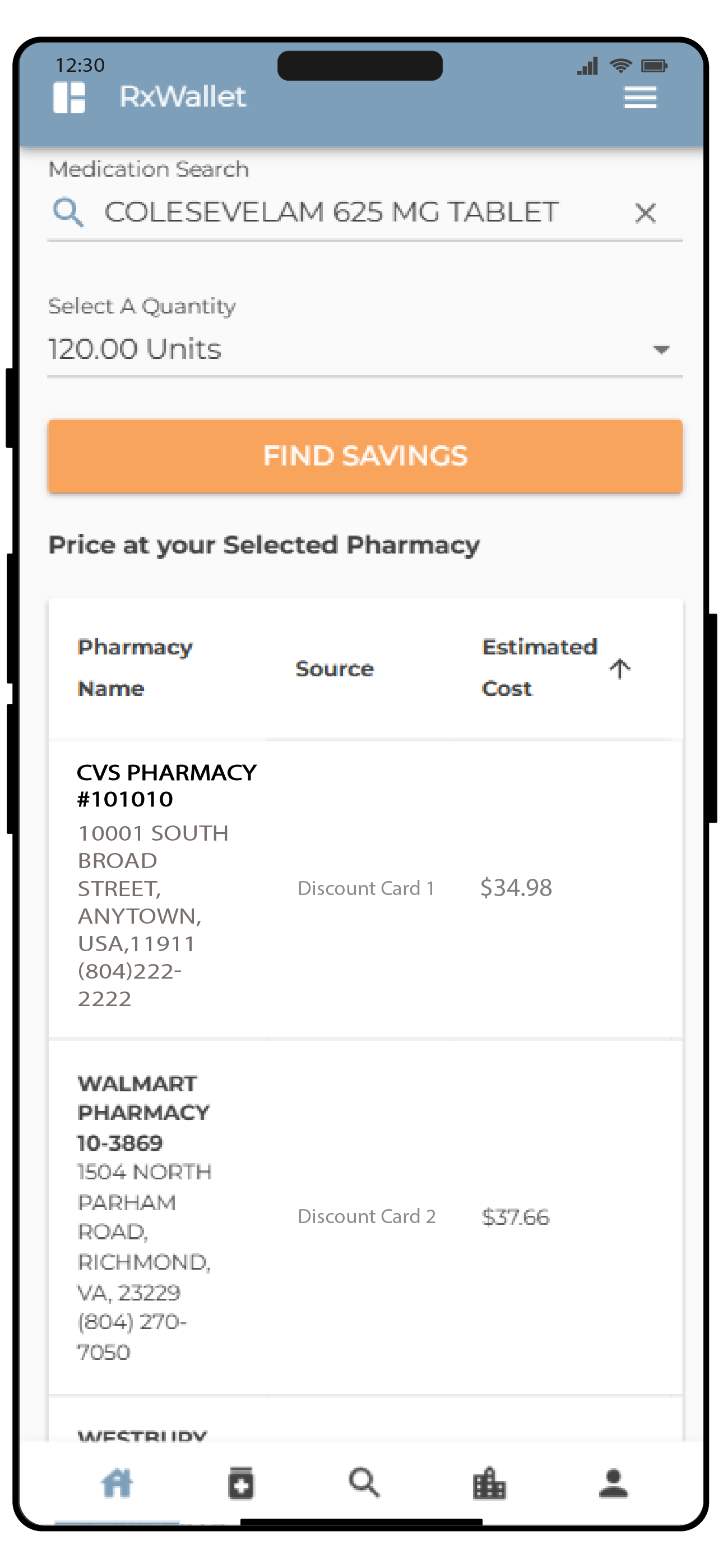 Scripius Rx Wallet RxWallet The Discount Prescription Pharmacy Drug Shopper
