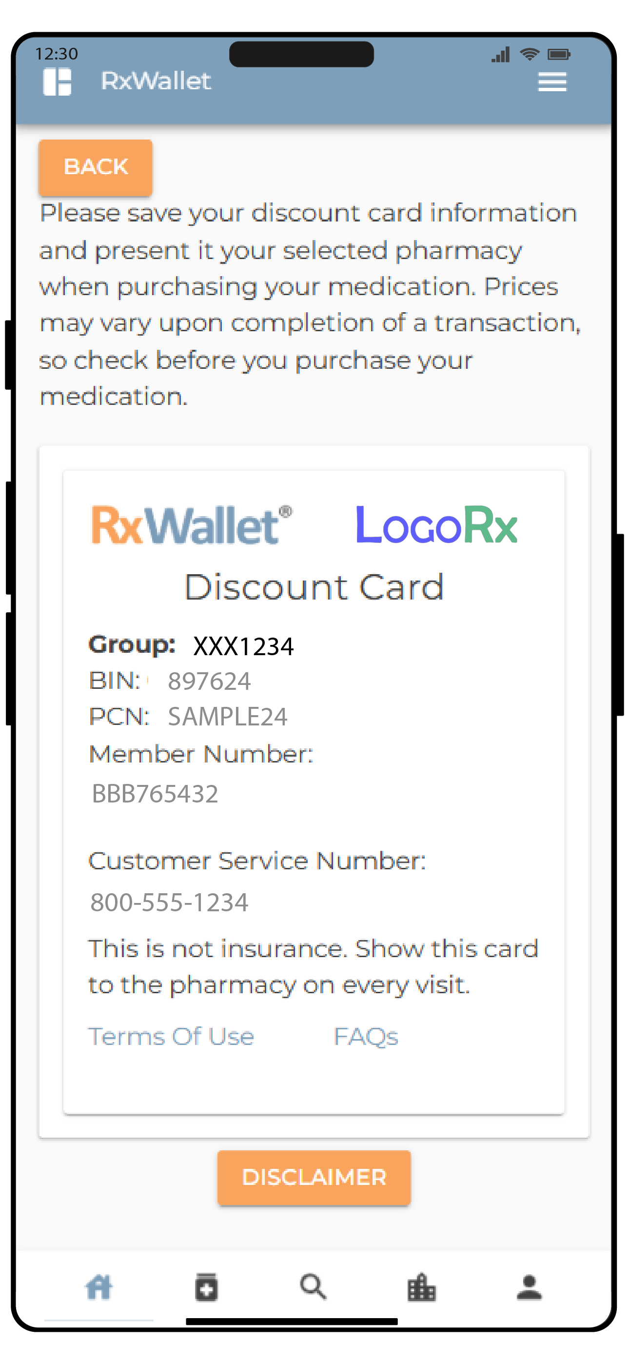 Scripius Rx Wallet RxWallet The Discount Prescription Pharmacy Drug Shopper