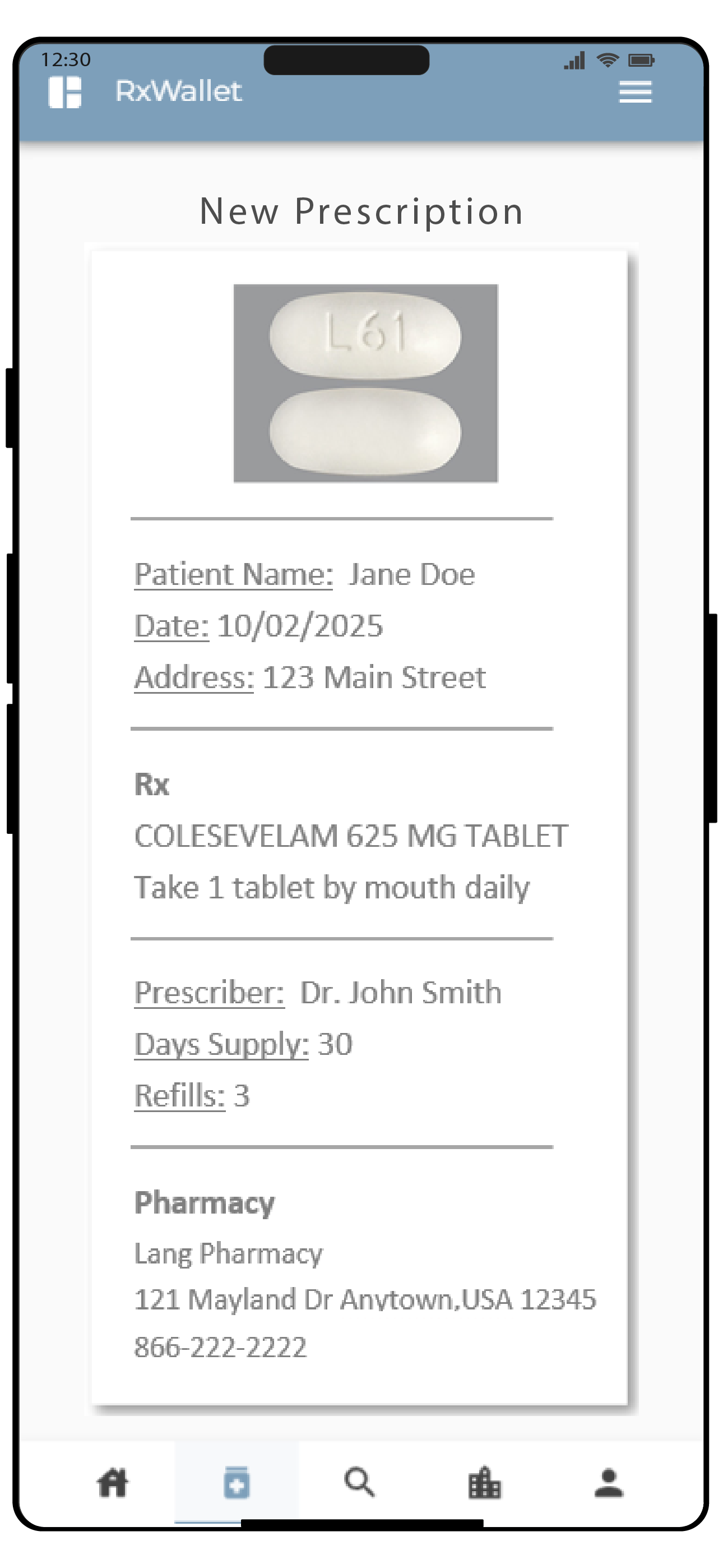 Scripius Rx Wallet RxWallet The Discount Prescription Pharmacy Drug Shopper